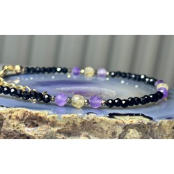 Ametyst cytryn hematyt Spinel Złoto kc gold