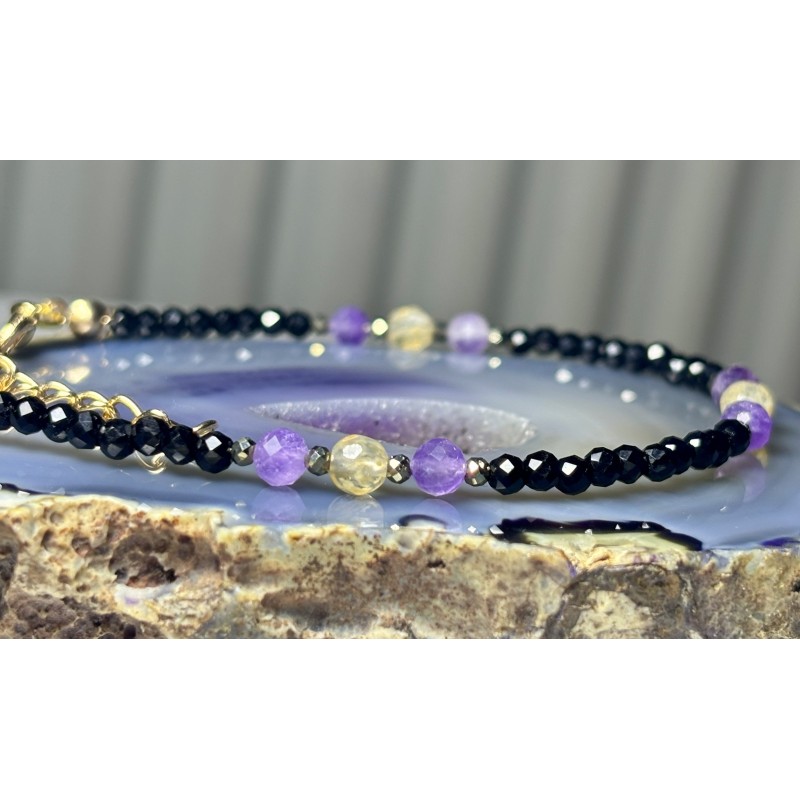 Ametyst cytryn hematyt Spinel Złoto kc gold