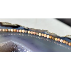 Bransoletka Jaspis mozaikowy tiger eye kwiatek złote