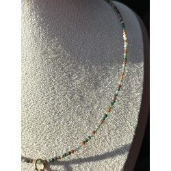 Piasek pustyni agat naszyjnik hoker z kamieni naturalnych