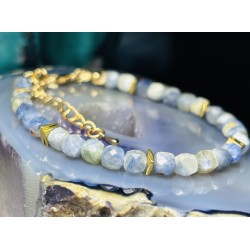 Bransoletka kyanit kwadraty kianit kamienie naturalne